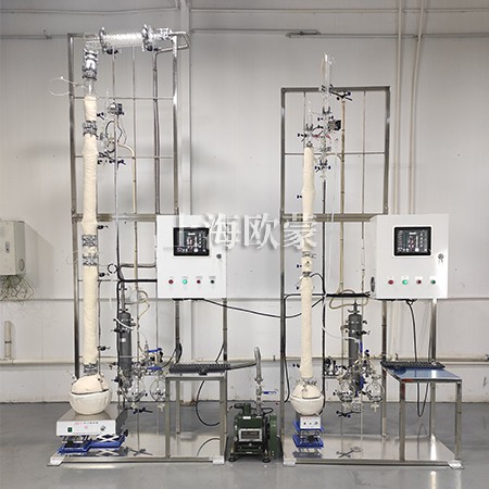 实验室玻璃精馏塔-薄膜精馏实验装置-减压蒸馏实验装置